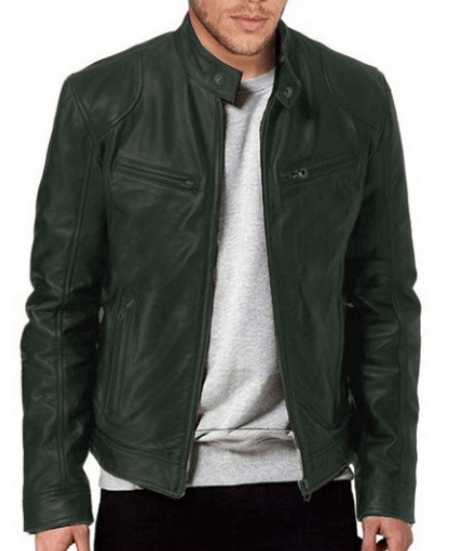 Stilvolle Lederjacke Herren