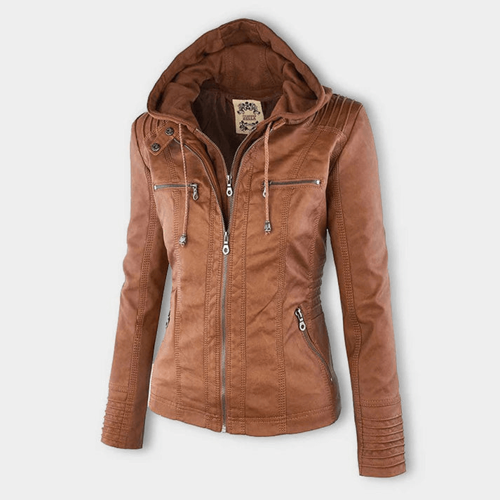 Hochwertige Damen Lederjacke
