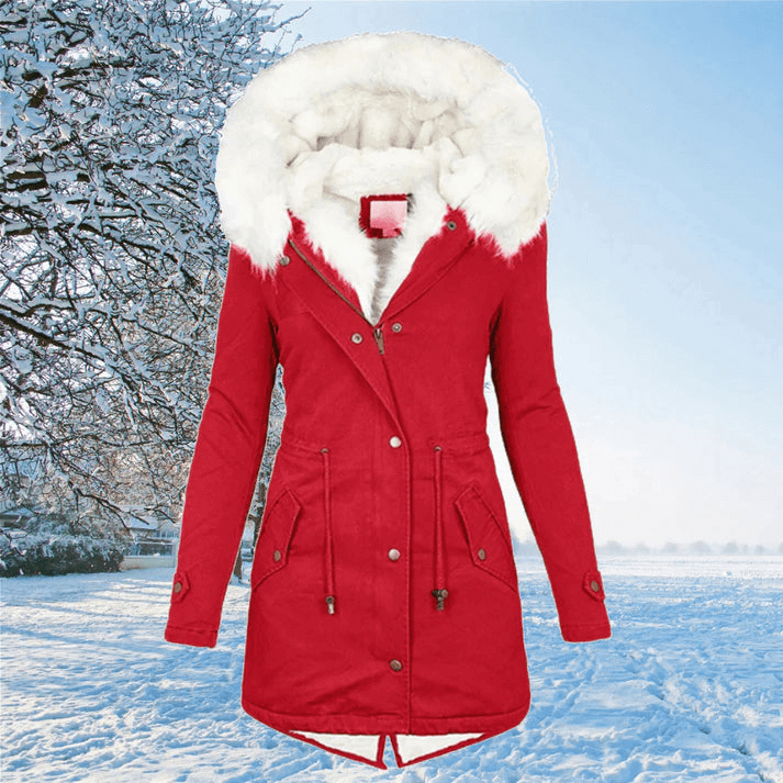Warme Plus Size Winterjacke