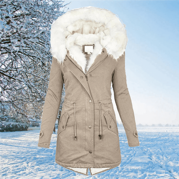 Warme Plus Size Winterjacke