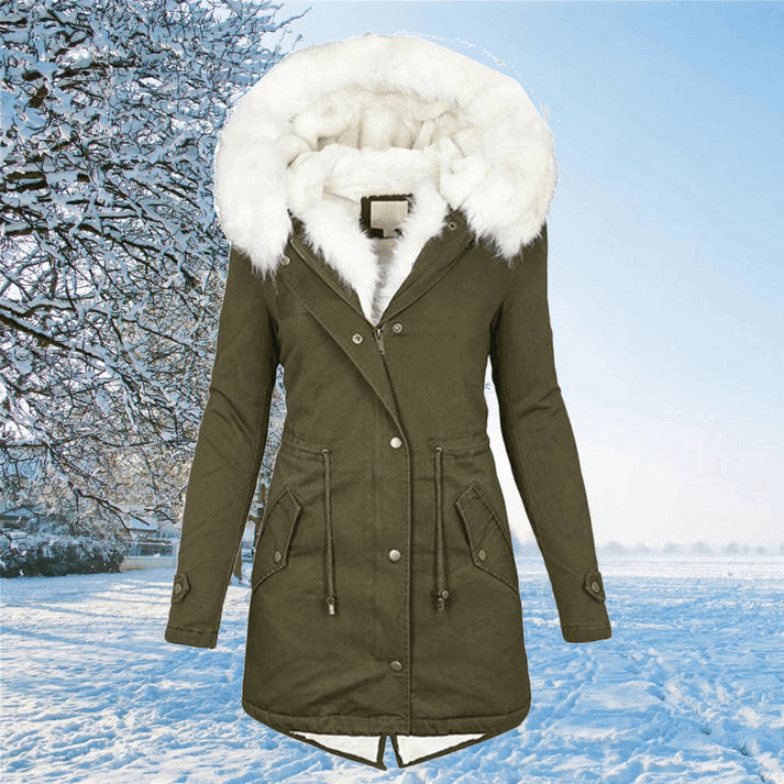 Warme Plus Size Winterjacke