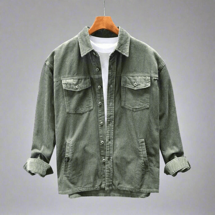 Langlebiges Herren Cordhemd