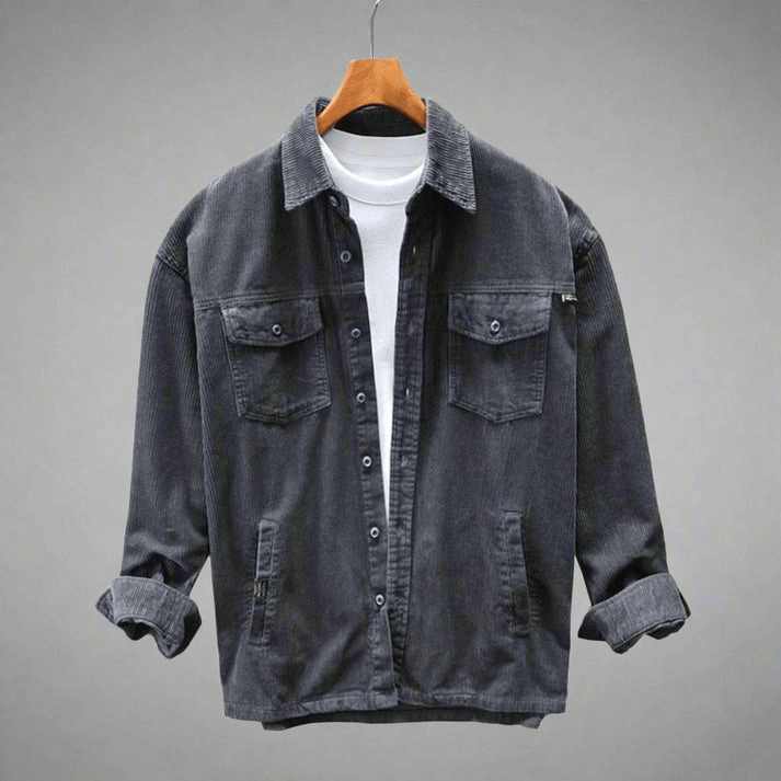 Langlebiges Herren Cordhemd