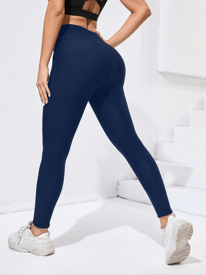 Hochdehnbare Leggings mit Plüschfutter