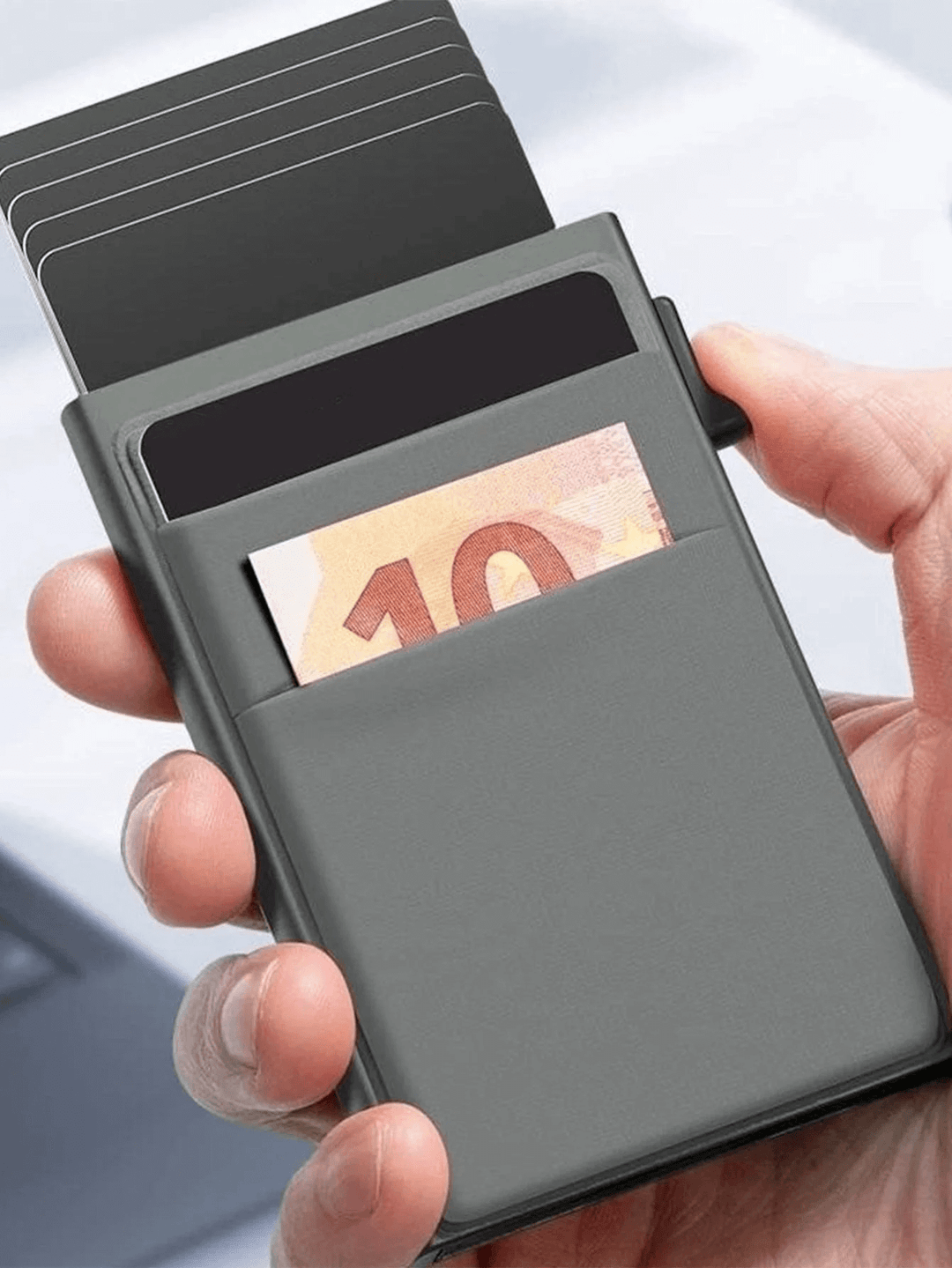 Dünnes RFID Portemonnaie für Männer