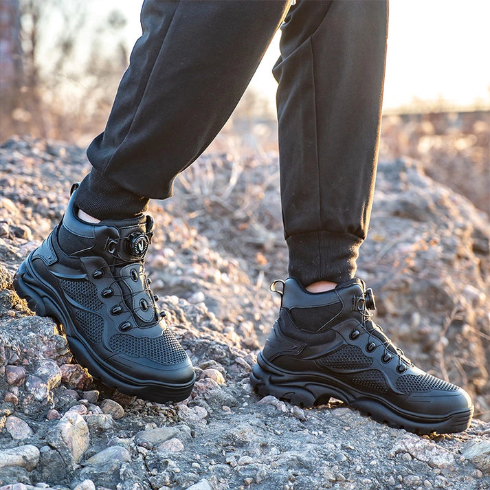 Ultraleichter Sicherheitsschuh – Stahlkappe & Drehverschluss für Komfort