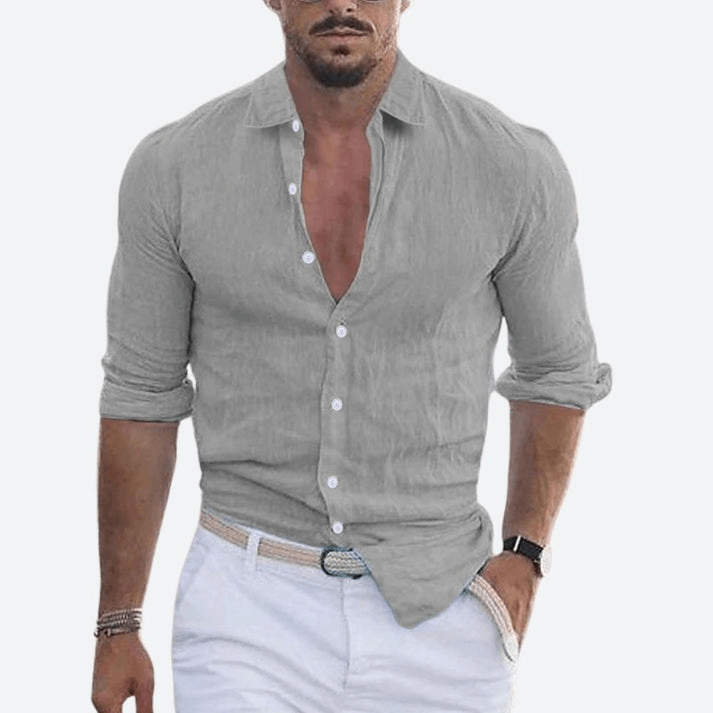 Stilvolles Herren Leinenhemd
