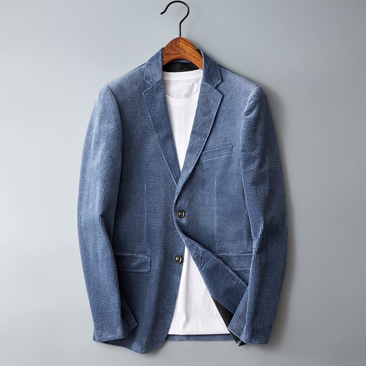 Elegant Men's Tailored Blazer Jacket, a new arrival heritage piece for versatile formal & smart casual styling.