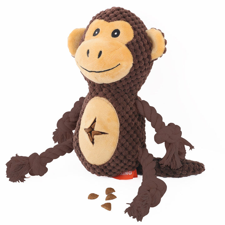 Animal plush dog toy for aggressive chewers, long-lasting and durable pet supplies