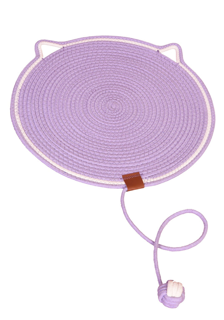 Angled view of the premium cat mat, showcasing its quality and modern pet accessory design.