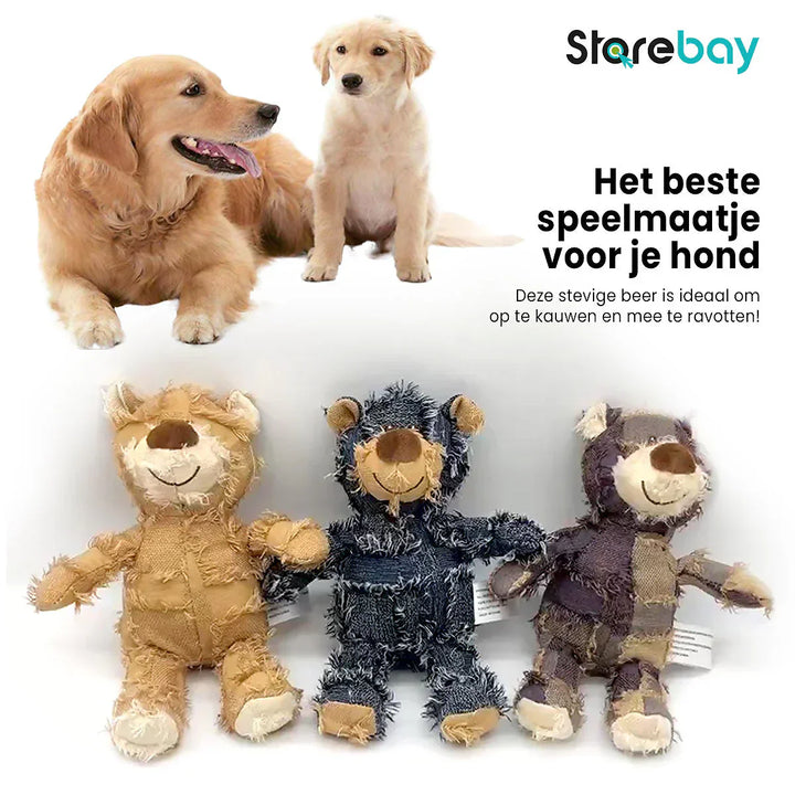 Unisex strong chewer dog toy, a pet accessory for hours of fun and dental care.