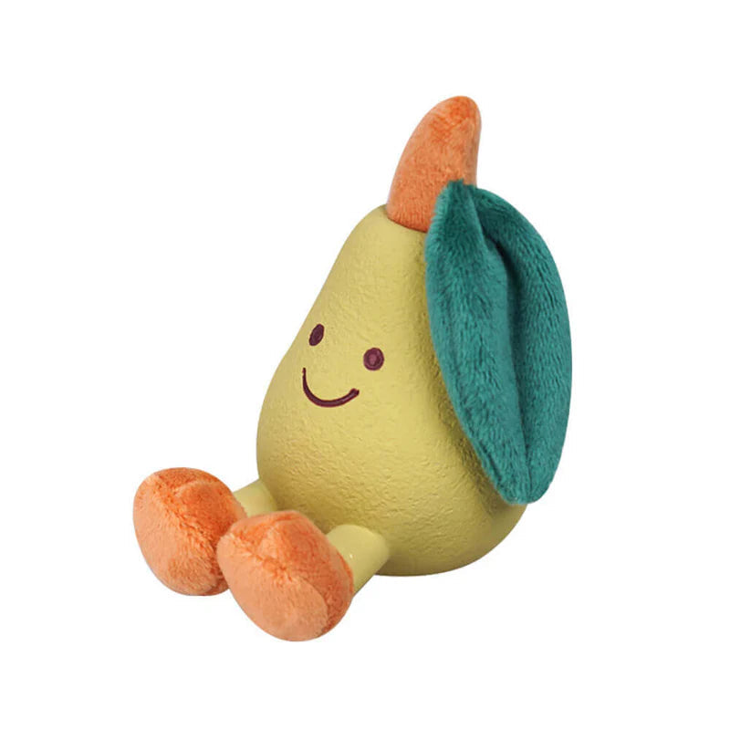 Durable dog toy for aggressive chewers, bright pineapple design, pet toy