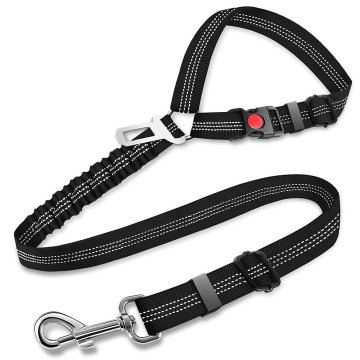 Packaging for universal pet car safety seatbelt with bungee buffer, pet travel essential
