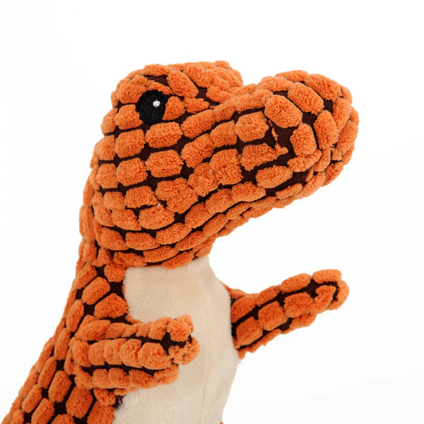 Interactive dog toy, red, for heavy chewers, helps with anxiety relief
