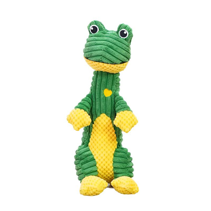 Set of two durable rubber dog chew toys, ideal for aggressive chewers and interactive canine play