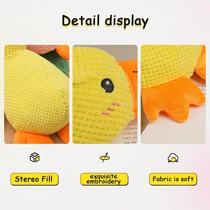 Durable rubber duck dog toy, an interactive pet supply for enthusiastic chewers