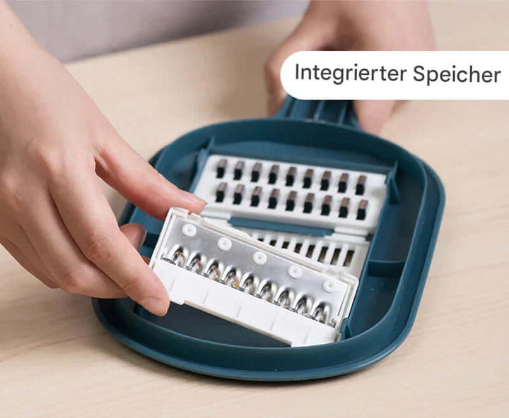 Multifunktionaler Gemüseschneider mit 6 Klingen