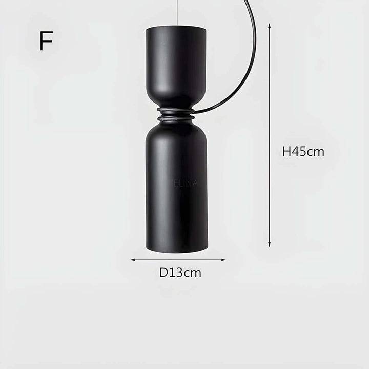 Geometrische LED Pendelleuchte Modernes Design