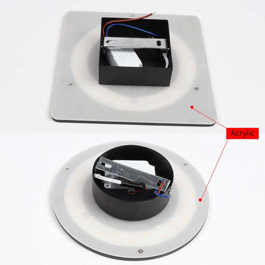 Minimalistische LED Außenwandleuchte