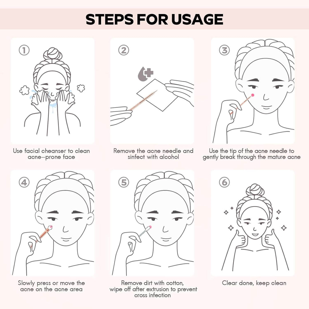 Mitesser Entferner Set Pickel Ausreinigen Werkzeug