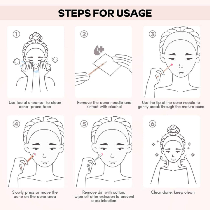 Mitesser Entferner Set Pickel Ausreinigen Werkzeug