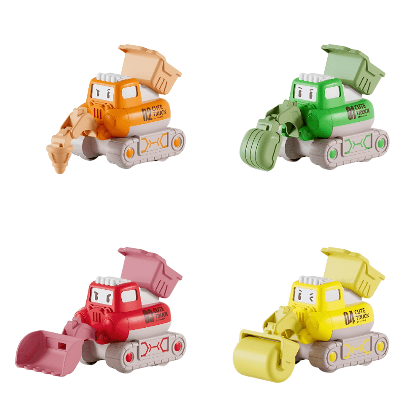 Kinder Spielzeug Baufahrzeuge Set – Mini-Bagger & Co.