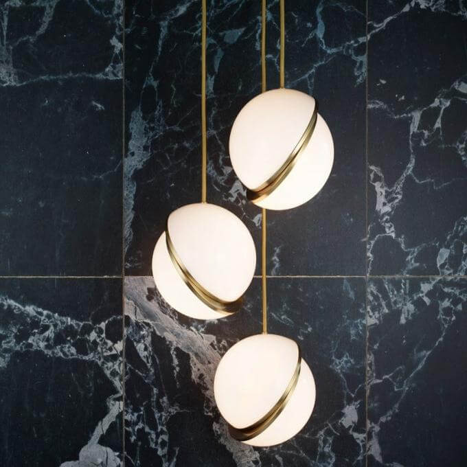 Mondförmige Pendelleuchte Modernes Design