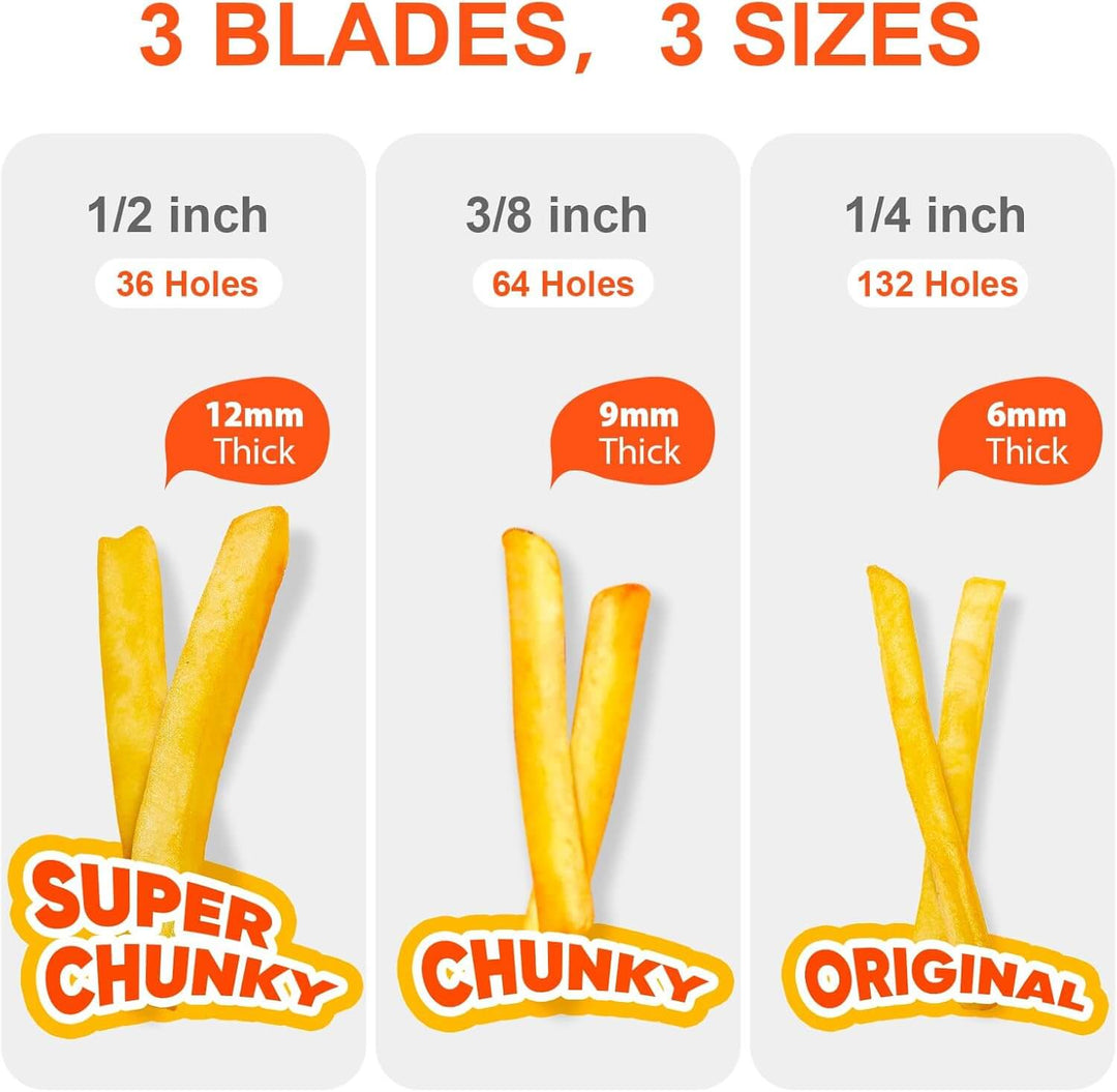 Pommes Schneider Edelstahl - Kartoffelschneider