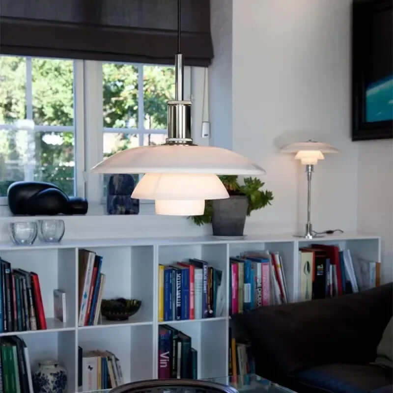 Dekorative Glaslampe für gemütliches Ambiente