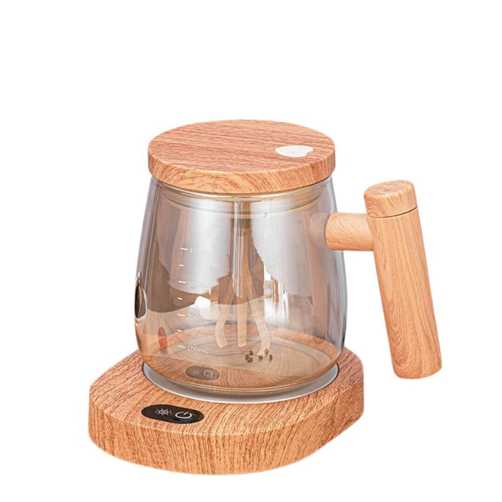 Handmixer Tasse aus Holz - 2-in-1 Smoothie Mixer