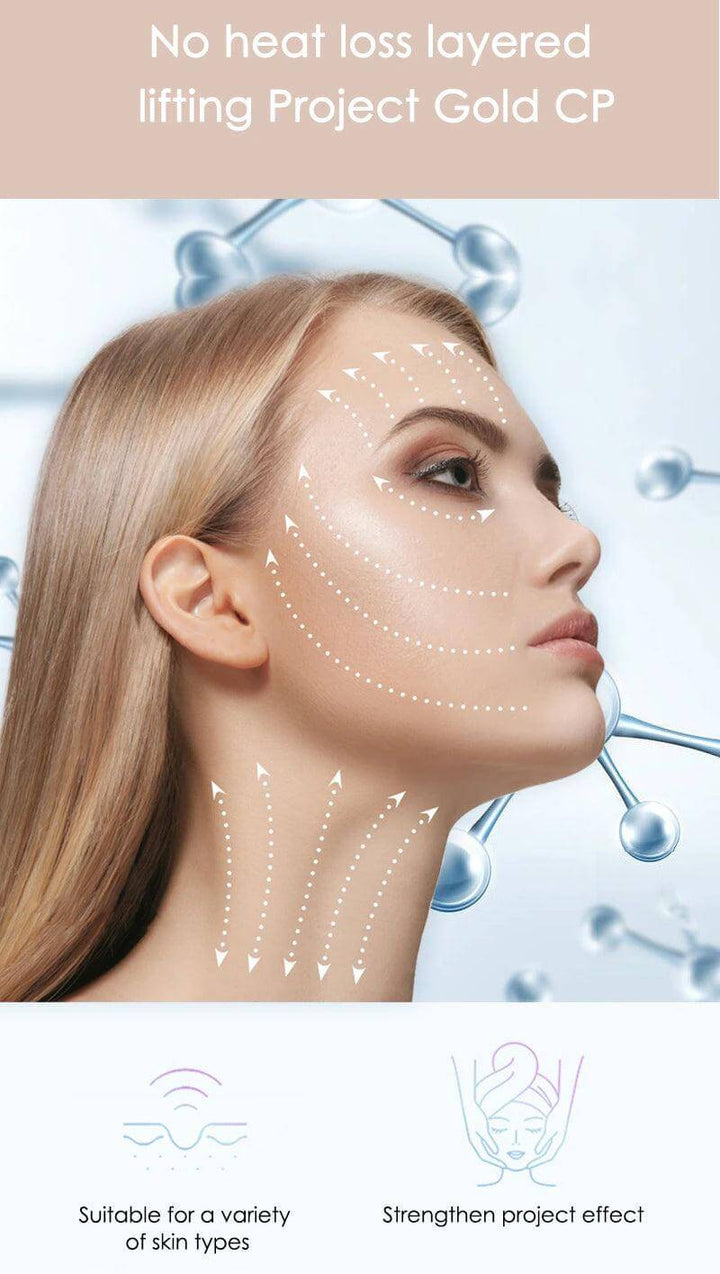 Mikrostrom-Gesichtsmassagegerät für straffere Haut