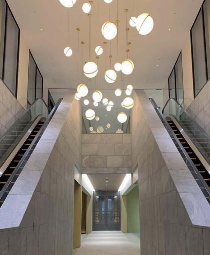 Mondförmige Pendelleuchte Modernes Design