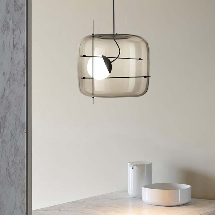 Moderne Glas Pendelleuchte Ø 30cm
