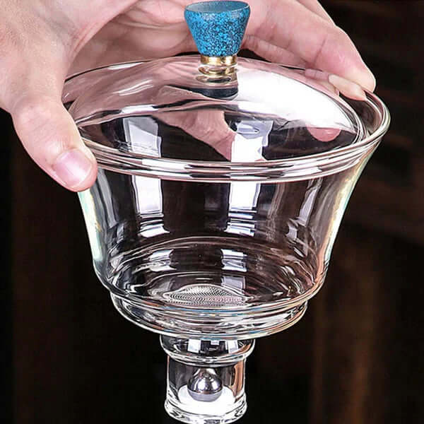 Magnetisches Teekannen-Set mit Gläsern