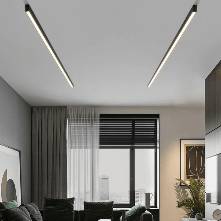 Lineare LED Deckenleuchte Industrie Design