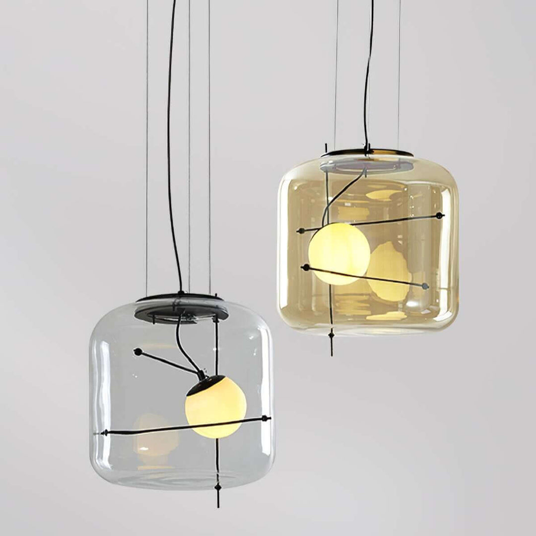 Moderne Glas Pendelleuchte Ø 30cm