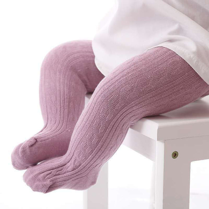 Mädchen Baumwoll-Strick-Leggings: Weich, bequem & stylisch