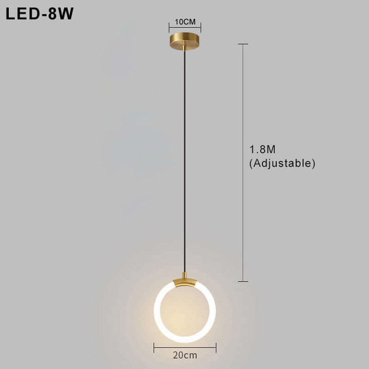 Minimalistische LED Pendelleuchte