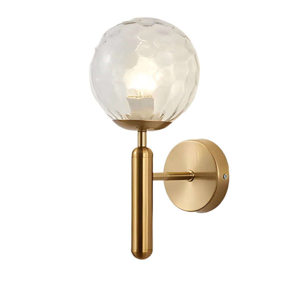 Elegante Glas-Wandleuchte im Vintage-Stil