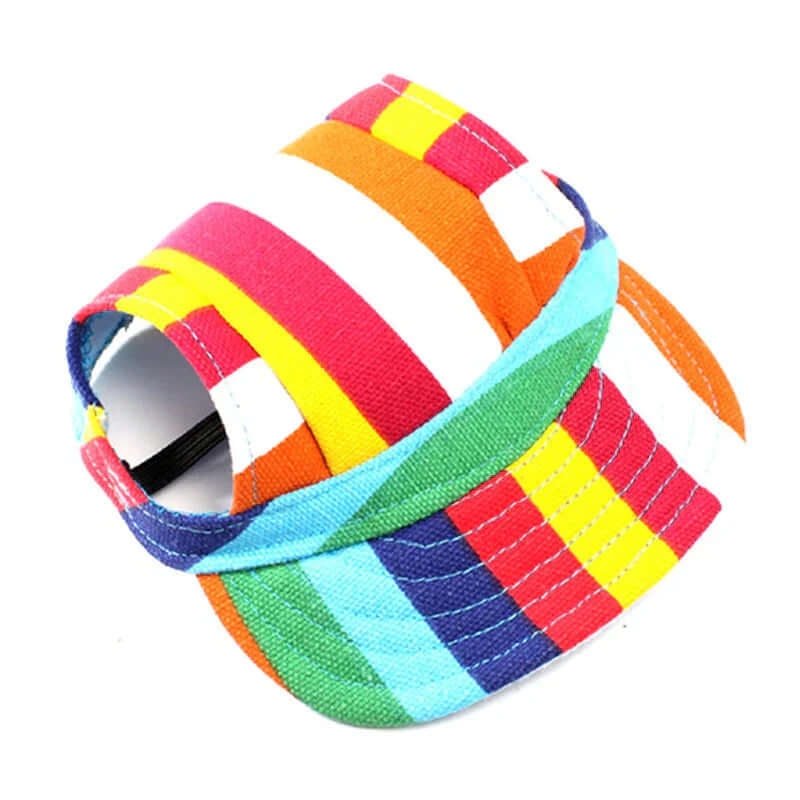 Hunde-Cap mit Ohrenlöchern & Kinnriemen