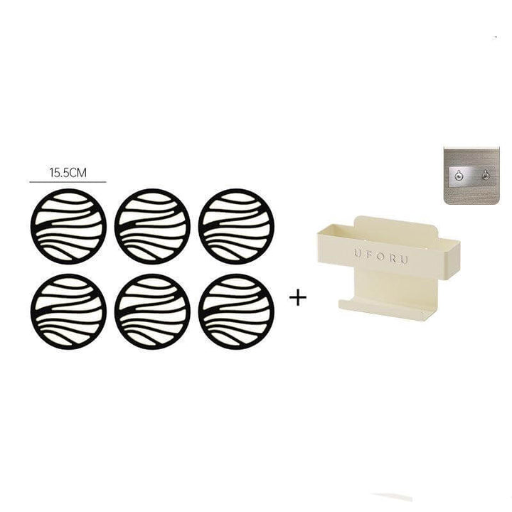 6er Set Hitzeuntersetzer - Modernes Design