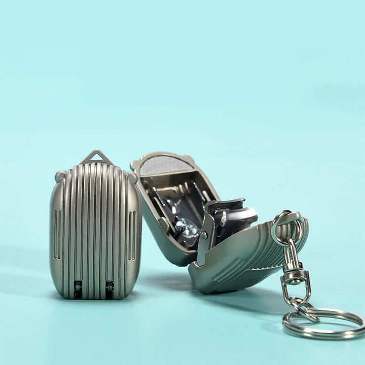 Mini Nagelknipser Schlüsselanhänger - Kompakt & Praktisch