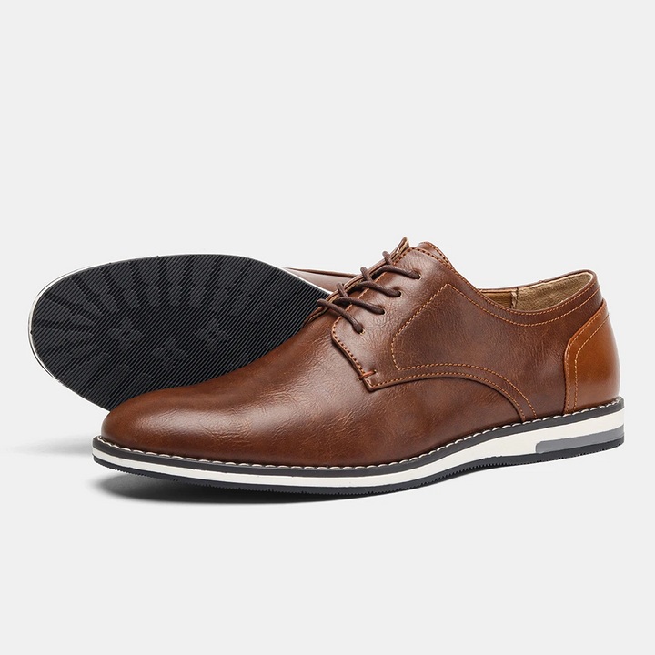 Versatile men's classic Derby dress shoes; professional footwear for office, business & formal fashion.