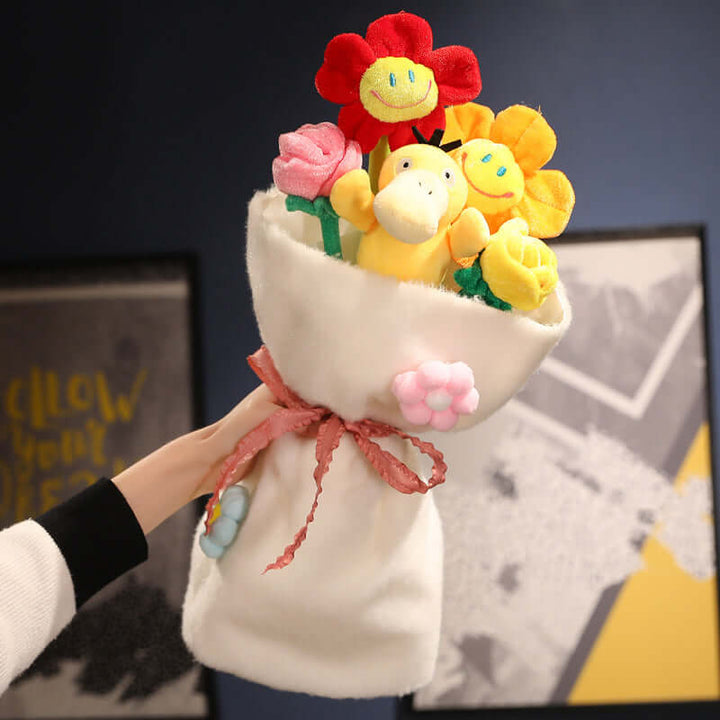 Kuscheltier-Geschenkstrauß: Weiches Plüsch-Bouquet