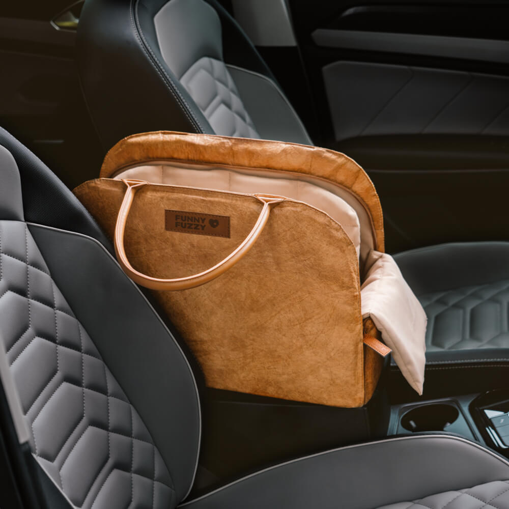 Pet bag in eco-friendly material, multi-functional for travel or car seat