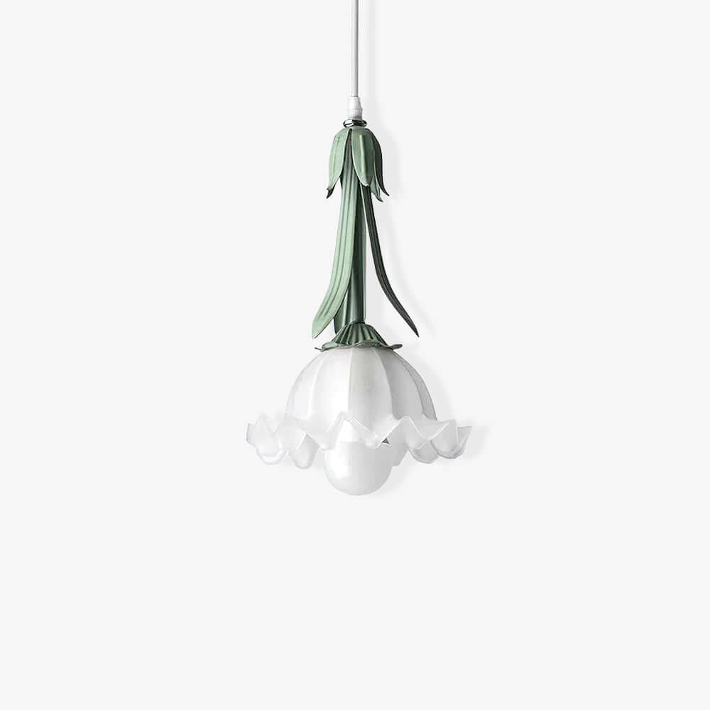 Blumen-Pendelleuchte - Elegant