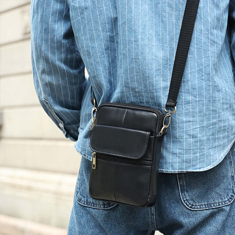 Leder Umhängetasche Herren