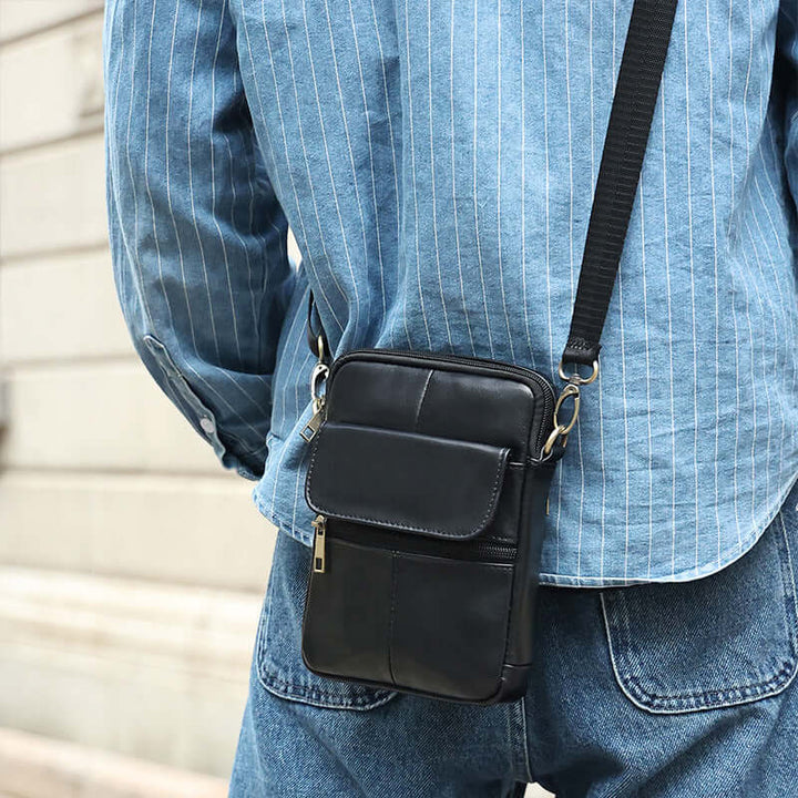 Leder Umhängetasche Herren
