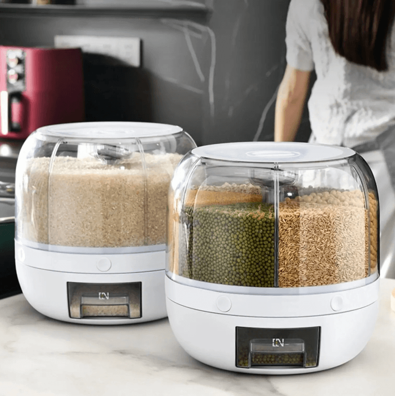 6-Fach Getreidespender, 360° drehbar, luftdicht