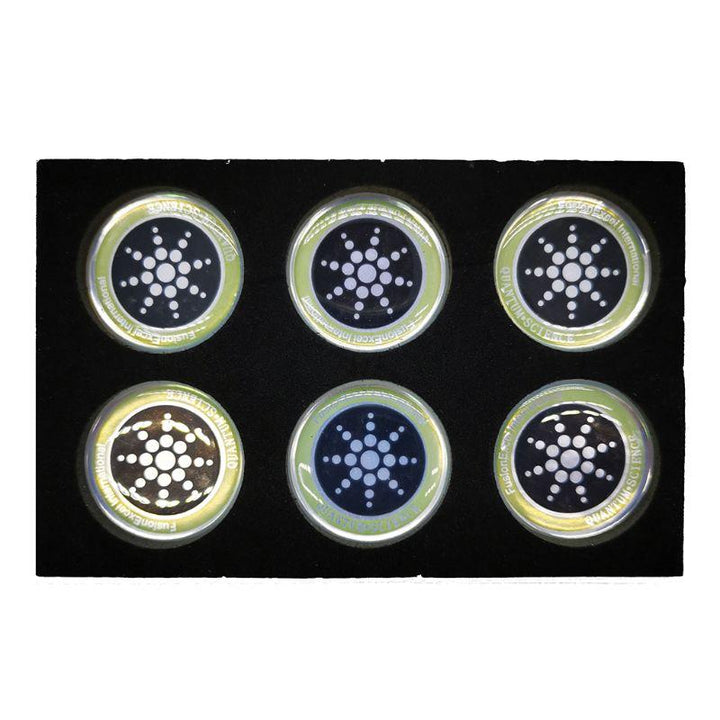 "Effektiver Strahlenschutz Aufkleber in Gold und Silber für Smartphones, schützt vor elektromagnetischen Wellen, 6er Set."